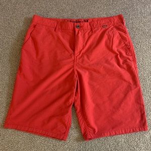Hurley Nike Drifit Red Shorts Size 34